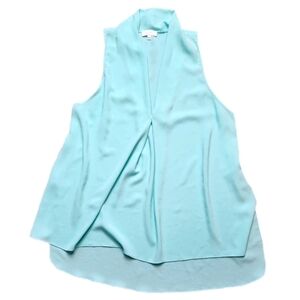 Aritzia | Wilfred teal sleeveless blouse Size M